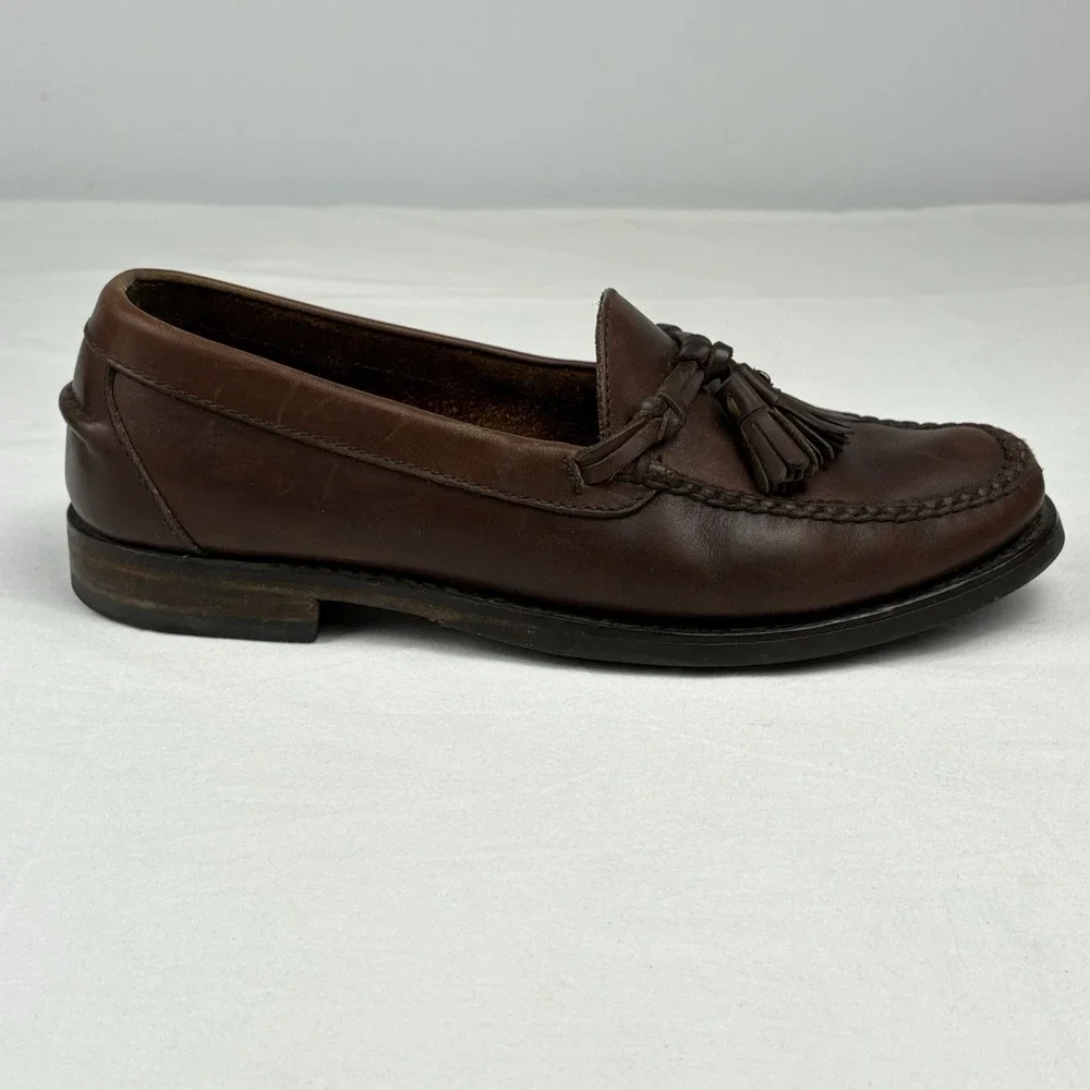 VTG 80s/90s Polo Ralph Lauren Tassel/Kiltie Camp/Canoe/Driving Shoe 10M Brown